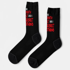 Auf der unartigen Liste und ich bereue nichts Seag Socken