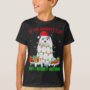 Auf der undurchsichtigen Liste und ich bedaure nic T-Shirt
