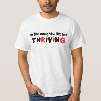 "Auf der Ungezogenen-Liste und erfolgreich" Weihna T-Shirt
