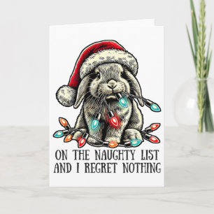 Auf der ungezogenen Liste und ich bereue nichts Ka Karte