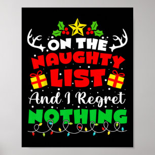 Auf der unheilvollen Liste und ich bedaure nichts  Poster