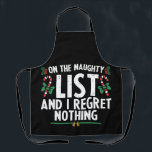 Auf der unheilvollen Liste, und ich bedaure nichts Schürze<br><div class="desc">Auf der unheilvollen Liste,  und ich bedaure nichts Weihnachten</div>