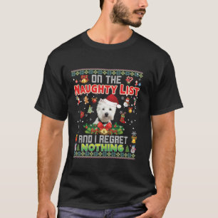Auf der unheilvollen Liste, und ich bedaure nichts T-Shirt
