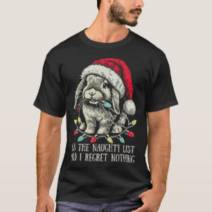 Auf der unheilvollen Liste, und ich bedaure nichts T-Shirt