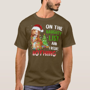 Auf der unheilvollen Liste, und ich bedaure nichts T-Shirt