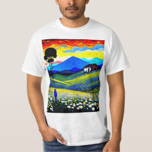 Auf der Wiese 3 wandern T-Shirt