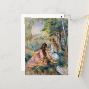 Auf der Wiese, Pierre-Auguste Renoir Postkarte