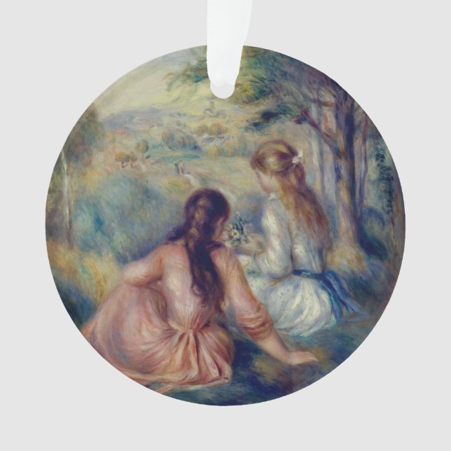 Auf der Wiese von Renoir: Weihnachten Ornament (Vorderseite)