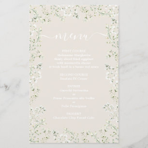 Auf der Wolken-Menükarte