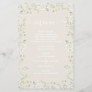 Auf der Wolken-Menükarte