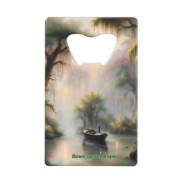 Auf die Bayou Geldbeutel Flaschenöffner