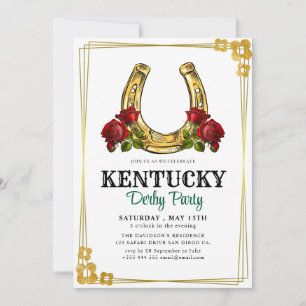 Auf die Rennen! Nehmen Sie an einem Derby-Party te Einladung