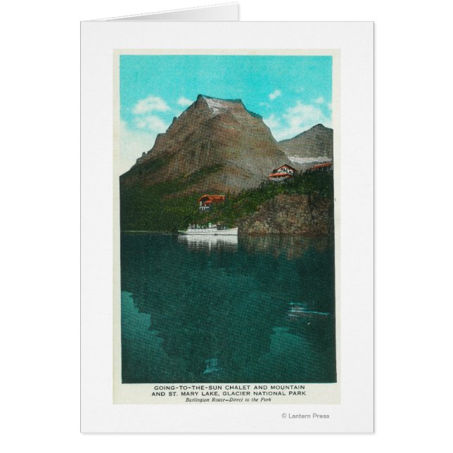 Auf die Sonne blickender Chalet (Vorne)