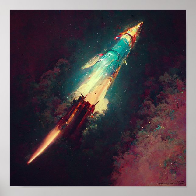 Auf die Sterne Poster (Vorne)