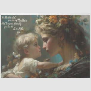 Auf die Welt Seidenpapier