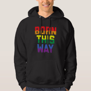 Auf diese Weise geboren Gay Lesbische Kultur Queer Hoodie