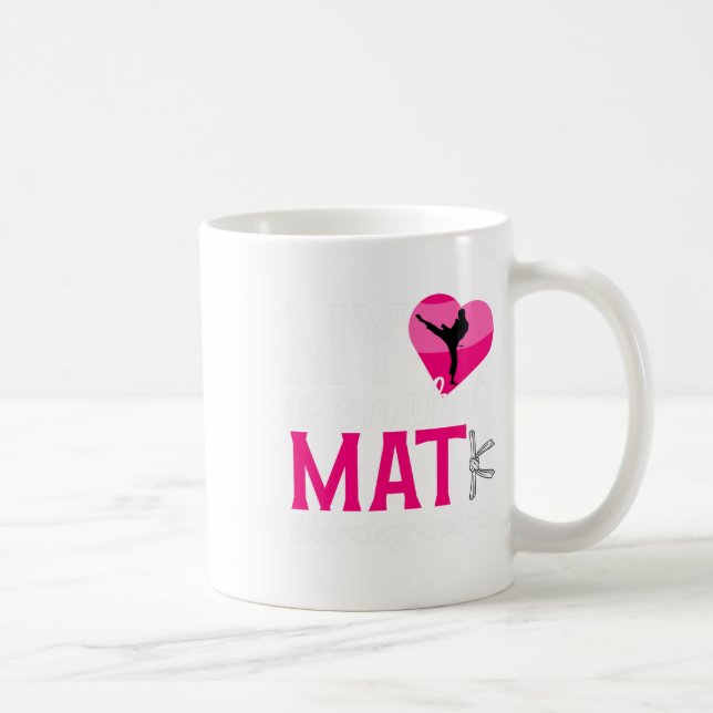 Auf dieser Mat Karate Oma Karate Großmutter Kaffeetasse (Rechts)