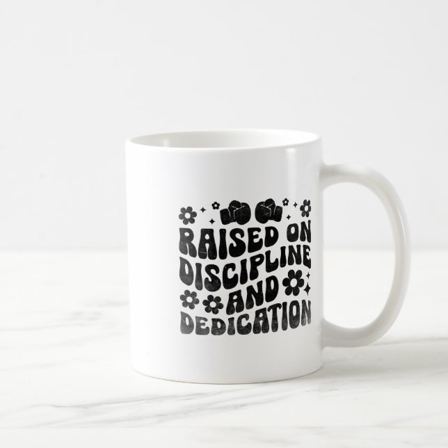 Auf Disziplin und Hingabe ausgerichteter Boxer Spo Kaffeetasse (Rechts)