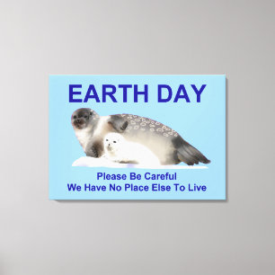 Auf dünnen Eisen Leinwanddruck