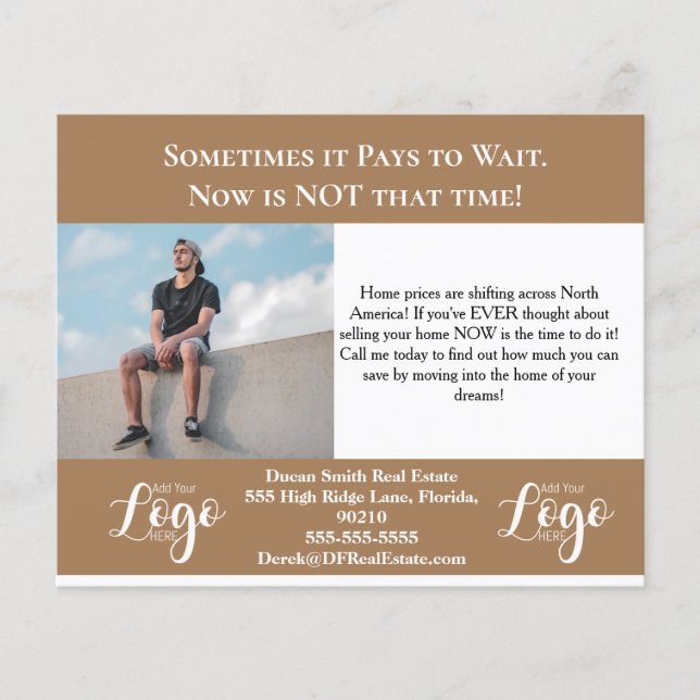 Auf echten Anwesen-Postkarten Flyer (Vorne)