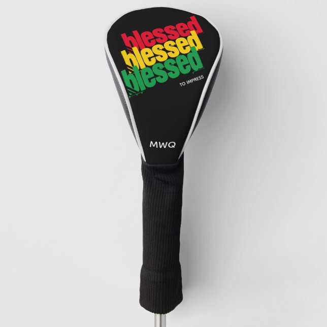 AUF EINDRUCKENDEN Monogramm-TREIBER Golf Headcover (Vorderseite)