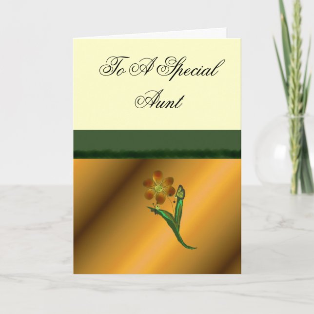 auf eine besondere Tante Karte (Vorderseite)