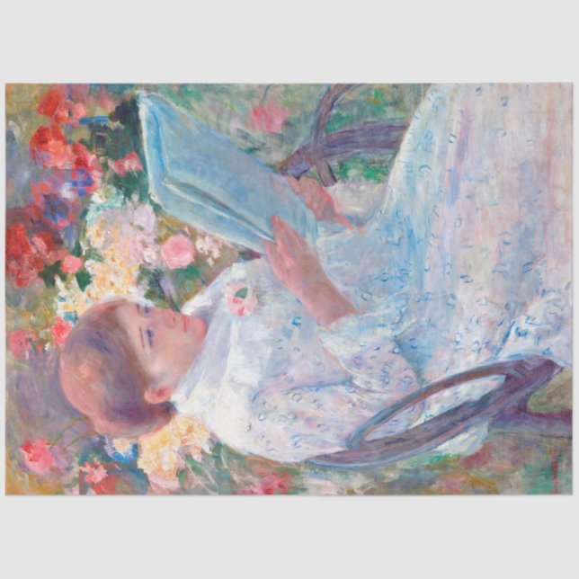 Auf einem Balkon, Mary Cassatt Seidenpapier (Vorderseite)