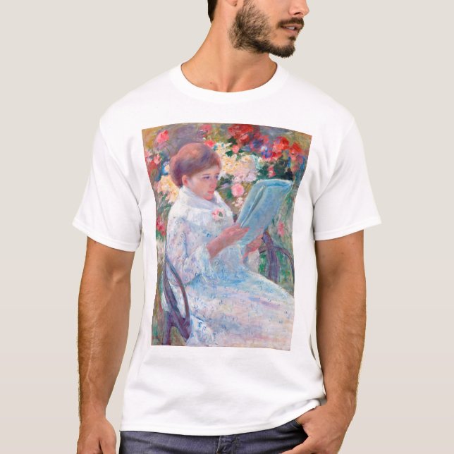 Auf einem Balkon, Mary Cassatt T-Shirt (Vorderseite)