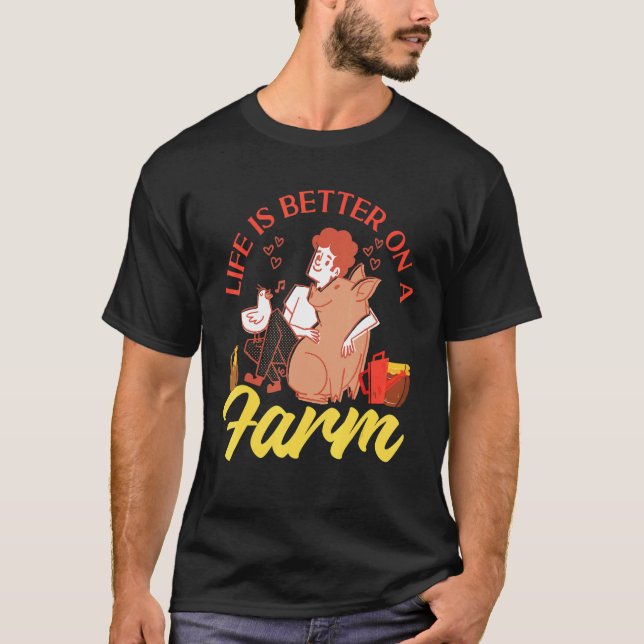 Auf einem Bauernhof T-Shirt (Vorderseite)