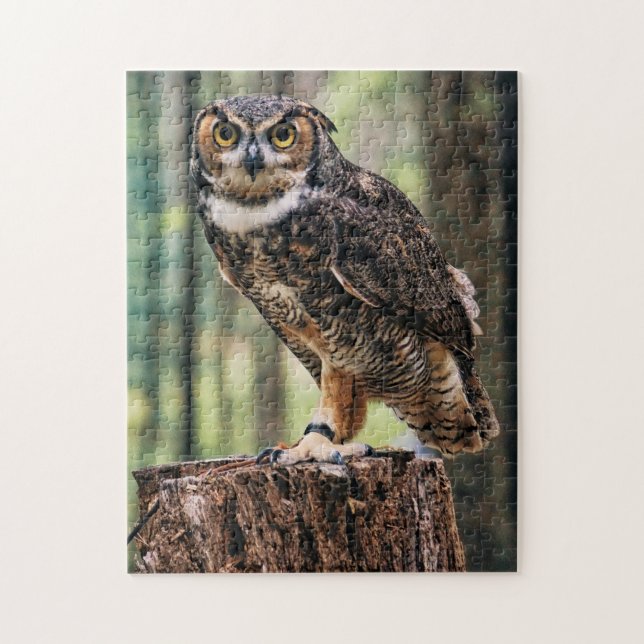 Auf einem Baumwald Stehendes Schaf Puzzle (Vertikal)