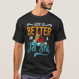 Auf einem Jet Ski Jet Ski Wasser Jet Skiing Jetski T-Shirt