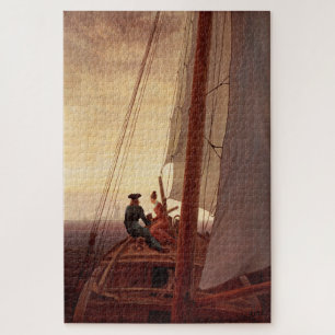 Auf einem Segelschiff: Ein Meisterwerk von Friedri Puzzle