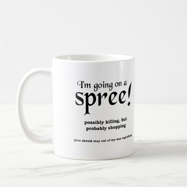 Auf einem Spree Funny Mug Tasse (Links)