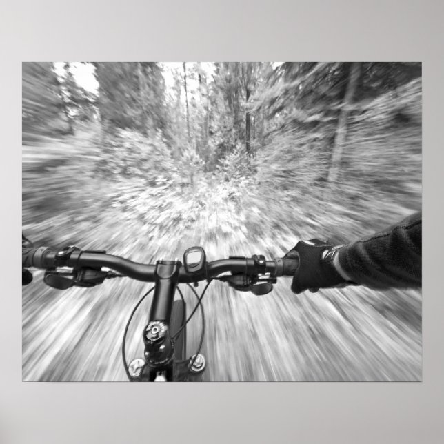 Auf einem Stärkenteil von Singletrack 2 Poster (Vorne)