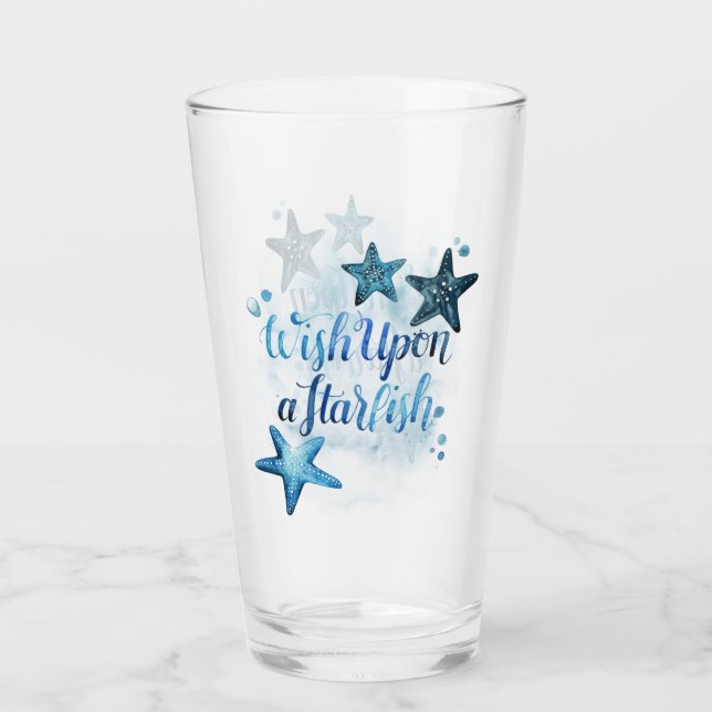 Auf einem Sternenfisch Glas (Rückseite)