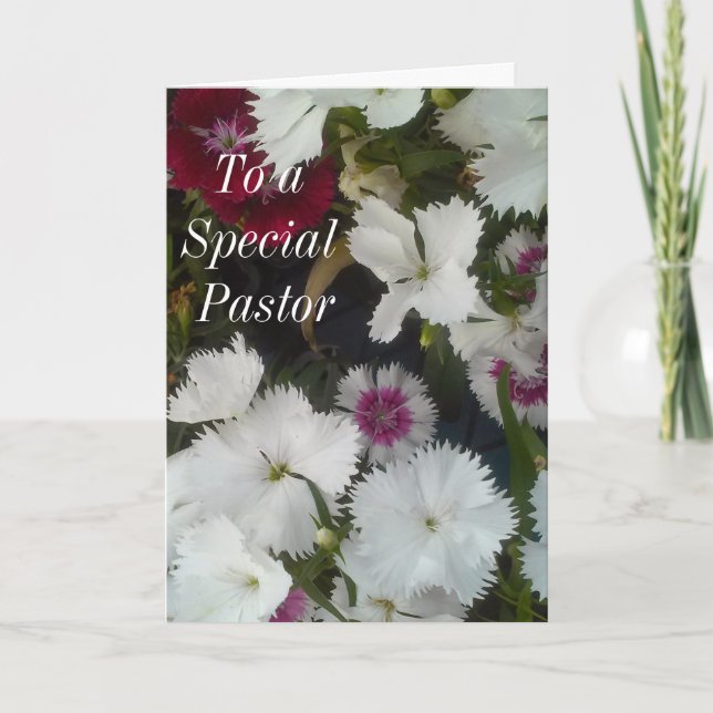 Auf einen besonderen Pastor Dankeskarte (Vorderseite)