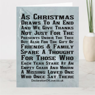 Auf einen leeren Stuhl starren Karte