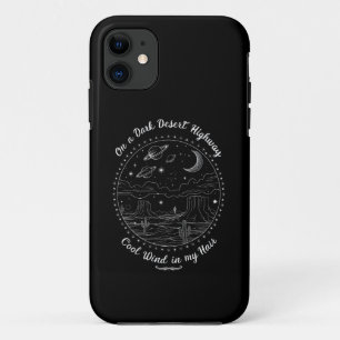 Auf einer dunklen Wüstenstraße Reise Berg Camping  Case-Mate iPhone Hülle