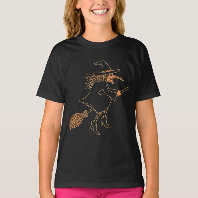 auf einer Hexenjagd T-Shirt (Vorderseite)