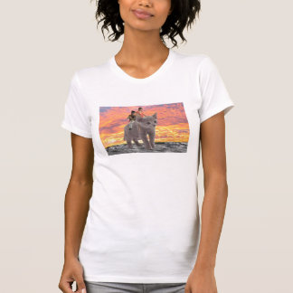 auf einer kittie Katze T-Shirt
