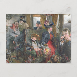 Auf einer Reise in eine wunderschöne Landschaft, 1 Postkarte