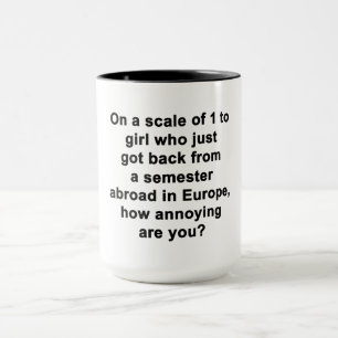 Auf einer Skala von 1 bis... Tasse