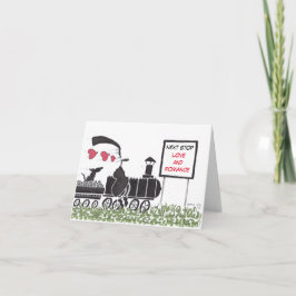 Auf einer Valentinkarte Karte