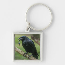 Auf einer Zweigstelle mit Schlüssel Schlüsselanhänger