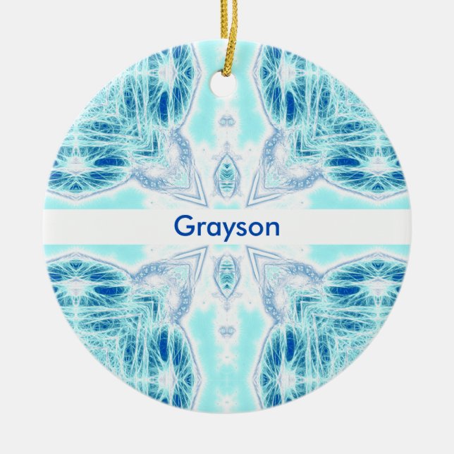 Auf Eiswürfel zur Keramik Keramik Ornament (Vorne)