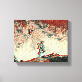 Auf Entdeckungsreise: Eine Reise des Wissenschaftl Leinwanddruck