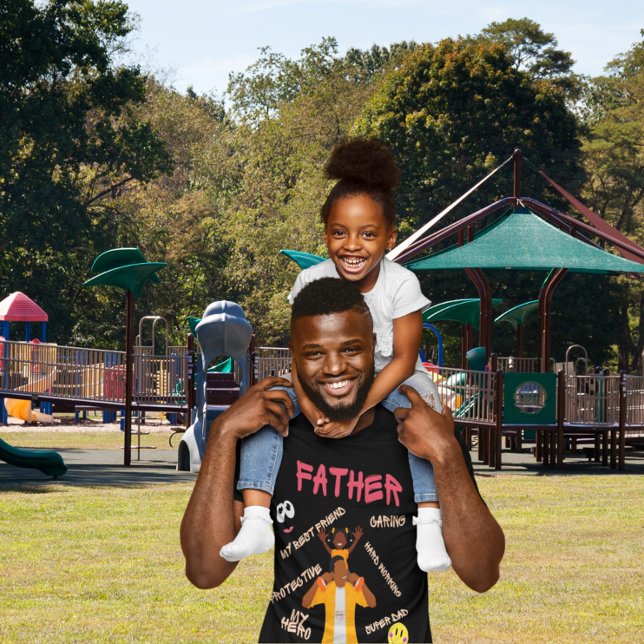 Auf euren Schultern ist Papa mein Held T-Shirt (Von Creator hochgeladen)