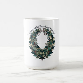 Auf ewig von deiner Liebe gekrönt – Lorbeerkranz-T Kaffeetasse