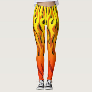 Auf Feuer-Leggings Leggings