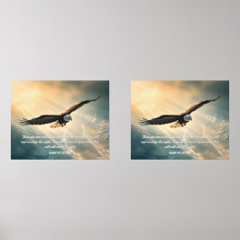 Auf Flügeln wie Adler aufsteigen | Bilderwand Sets
